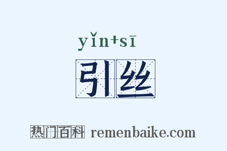 引丝是什么意思的图片